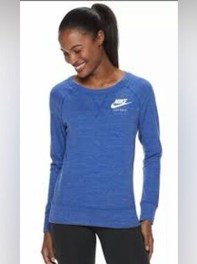 Nike Women’sVibrant Blue Crewneck Sweater